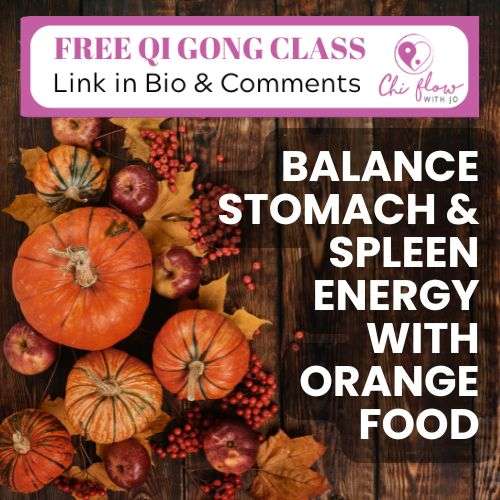 balance stomach & spleen energy with orange food